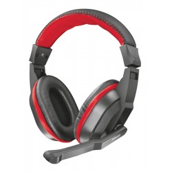 Trust 21953 headphones/headset Wired Head-band Gaming Black, Red